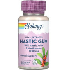 Смола мастикового дерева Solaray Mastic Gum 1000 мг 45 капс
