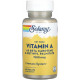 Вітамін А ретинілпальмітат Solaray Dry Vitamin A 7500 мкг 60 вег капсул