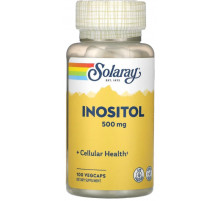 Инозитол при сахарном диабете Solaray Inositol 500 мг 100 вег капс