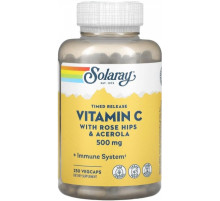 Витамин С (аскорбиновая кислота) Solaray Timed Release Vitamin C 500 мг 250 капс