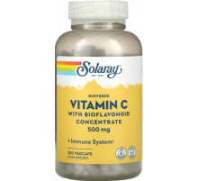Вітамін С з біофлавоноїдами Solaray Buffered Vitamin C with Bioflavonoid Concentrate 500 мг 250 капс