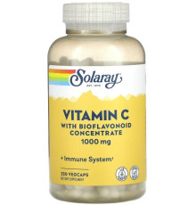 Вітамін С (аскорбінова кислота) Solaray Vitamin C 1000 мг 250 капс