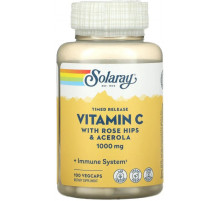 Витамин С в капсулах для иммунитета Solaray Vitamin C 100 капс