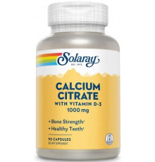 Цитрат кальцію Solaray Calcium Citrate 1000 мг 90 капс