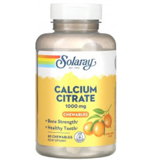 Цитрат кальцію Solaray Calcium Citrate 1000 мг 60  таб апельсин