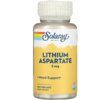 Літій (аспартат) Solaray Lithium Aspartate 100 капс