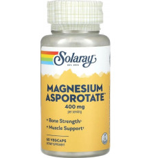 Магній аспоротат Solaray Magnesium Asporotate 400 мг 60 вег капс