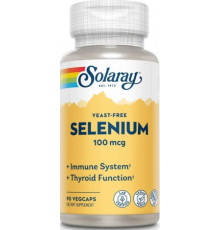 Селен без дріжджів Solaray Selenium 100 мкг 90 капс