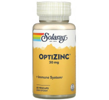 Оптіцинк Solaray OptiZinc 30 мг 60 капс