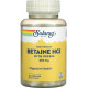 Бетаїн HCl + пепсин Solaray Betaine HCL with Pepsin 650 м 100 вег капс