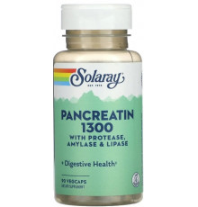 Панкреатин Solaray Pancreatin 1300 90 капс