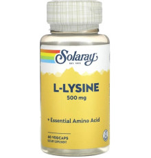 Лізин Solaray L-Lysine 500 мг 60 капс