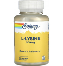 L-лізин Solaray L-Lysine 500 мг 120 капсул