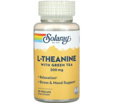 L-теанін для сну Solaray L-Theanine 200 мг 45 капс