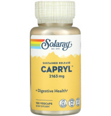 Каприлова кислота поступове вивільнення Solaray Capryl 100 капс