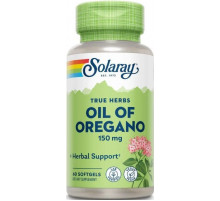 Натуральное масло орегано Solaray Oil of Oregano 150 мг 60 капс