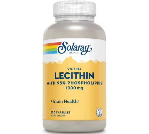 Лецитин із сої Solaray Lecithin 500 мг 250 капс