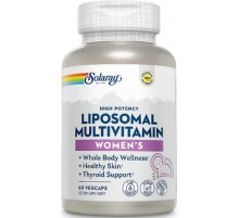 Мультивітаміни для жінок (ліпосомальні) Solaray Women's Liposomal Multivitamin 60 капс