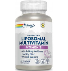 Мультивітаміни для жінок (ліпосомальні) Solaray Women's Liposomal Multivitamin 60 капс