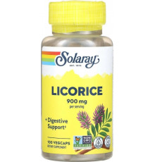 Корінь солодки Solaray Organically Grown Licorice 450 мг 100 капс