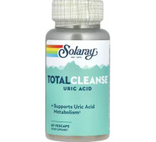 Контроль сечової кислоти Solaray Total Cleanse Uric Acid 60 капс