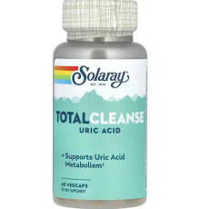 Контроль сечової кислоти Solaray Total Cleanse Uric Acid 60 капс