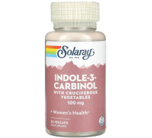 Индол-3-карбинол Solaray Indole-3-Carbinol 100 мг 30 вег капс