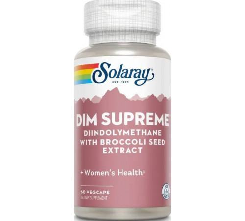 DIM Дііндоілметан Solaray DIM Supreme 60 капс