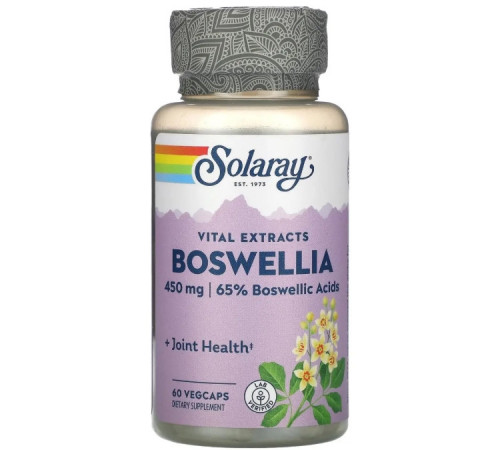 Босвелія Solaray Boswellia 450 мг 60 капс
