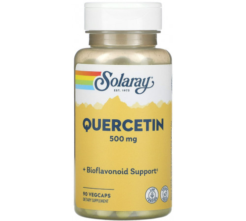 Кверцетин Quercetin Solaray 500 мг 90 капсул