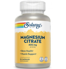 Магній цитрат Solaray Magnesium Citrate 400 мг 90 капс