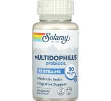 Пробіотики для кишечника Solaray Multidophilus 12 20 млрд КУО 50 капс