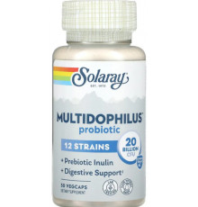 Пробіотики для кишечника Solaray Multidophilus 12 20 млрд КУО 50 капс