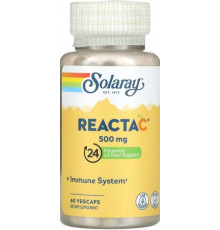 Вітамін С Solaray Reacta-C 500 мг 60 капс