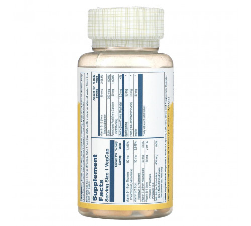 Вітаміни групи В Solaray Methyl B-Complex 50 60 вег капс