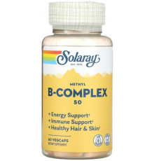 Вітаміни групи В Solaray Methyl B-Complex 50 60 вег капс