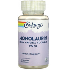 Монолаурін Solaray Monolaurin 500 мг 60 капс