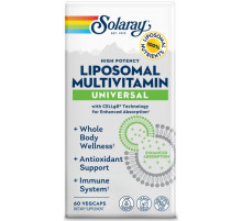 Мультивитамины липосомальные  Solaray Universal Liposomal Multivitamin 60 капс