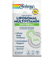 Мультивітаміни ліпосомальні Solaray Universal Liposomal Multivitamin 60 капс