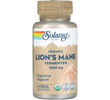 Ежовик гребенчатый гриб львиная грива Solaray Lions Mane 60 капсул