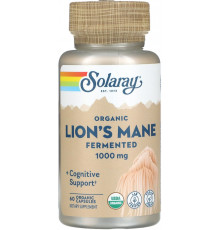 Їжовик гребінчастий гриб левова грива Solaray Lions Mane 60 капсул