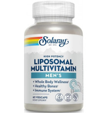 Ліпосомальні вітаміни для чоловіків Solaray Men's Liposomal Multivitamin 60 капс