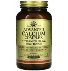 Кальцій + вітаміни D3 K2 Solgar Calcium Complex 120 таблеток