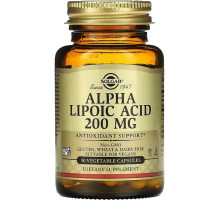 Альфа-ліпоєва кислота Solgar Alpha Lipoic Acid 50 капсул