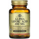 Альфа-липоевая кислота Solgar Alpha Lipoic Acid 50 капсул
