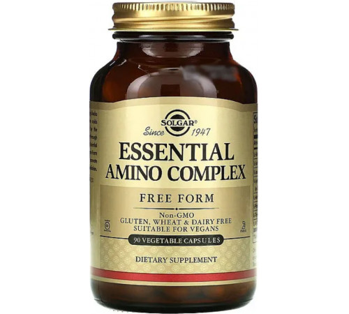Амінокислотний комплекс Solgar Essential Amino Complex 90 капсул