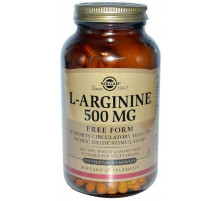 Аргінін Solgar L-Arginine 500 мг 250 вег капс