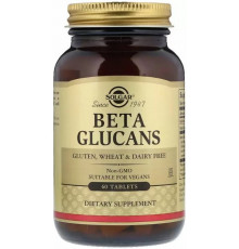 Бета глюкани Solgar Beta Glucans 60 таблеток