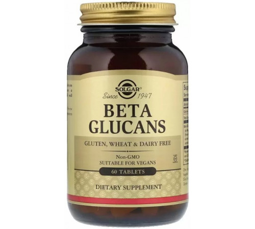 Бета глюкани Solgar Beta Glucans 60 таблеток