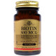 Биотин Витамин В7 Solgar Biotin 300 мкг 100 таб